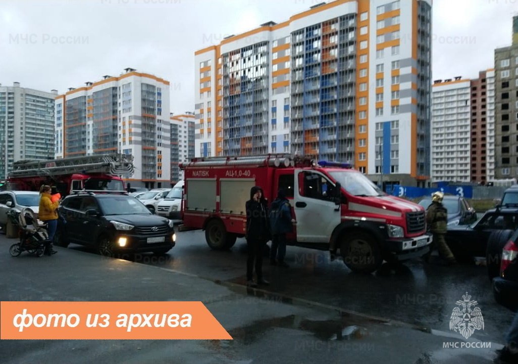 Пожарно-спасательное подразделение Ленинградской области ликвидировало пожар в Бокситогорском районе